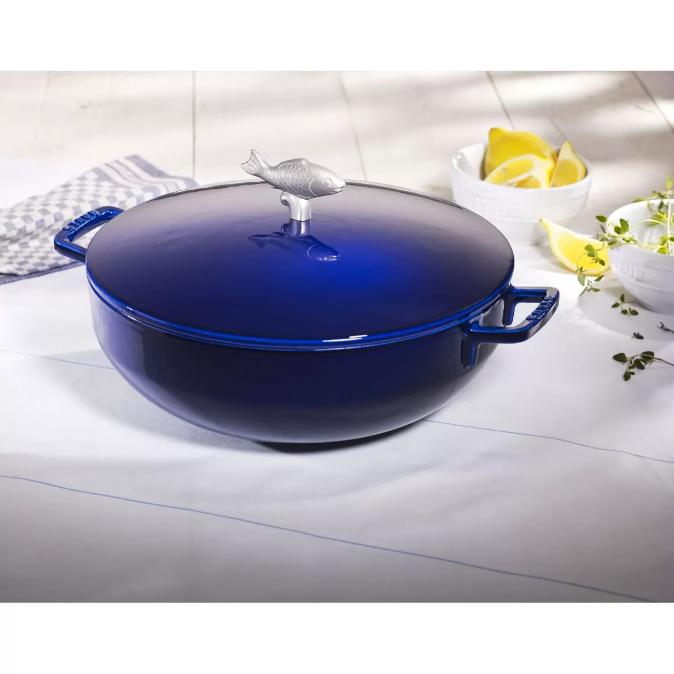 STAUB Bouillabaissetopf 28 Cm, Gusseisen Dunkelblau Outlet