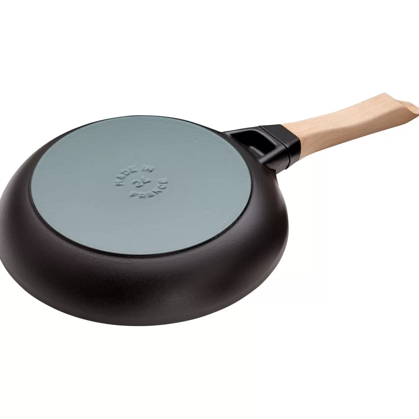 STAUB Bratpfanne Mit Holzgriff 24 Cm, Gusseisen, Schwarz Clearance