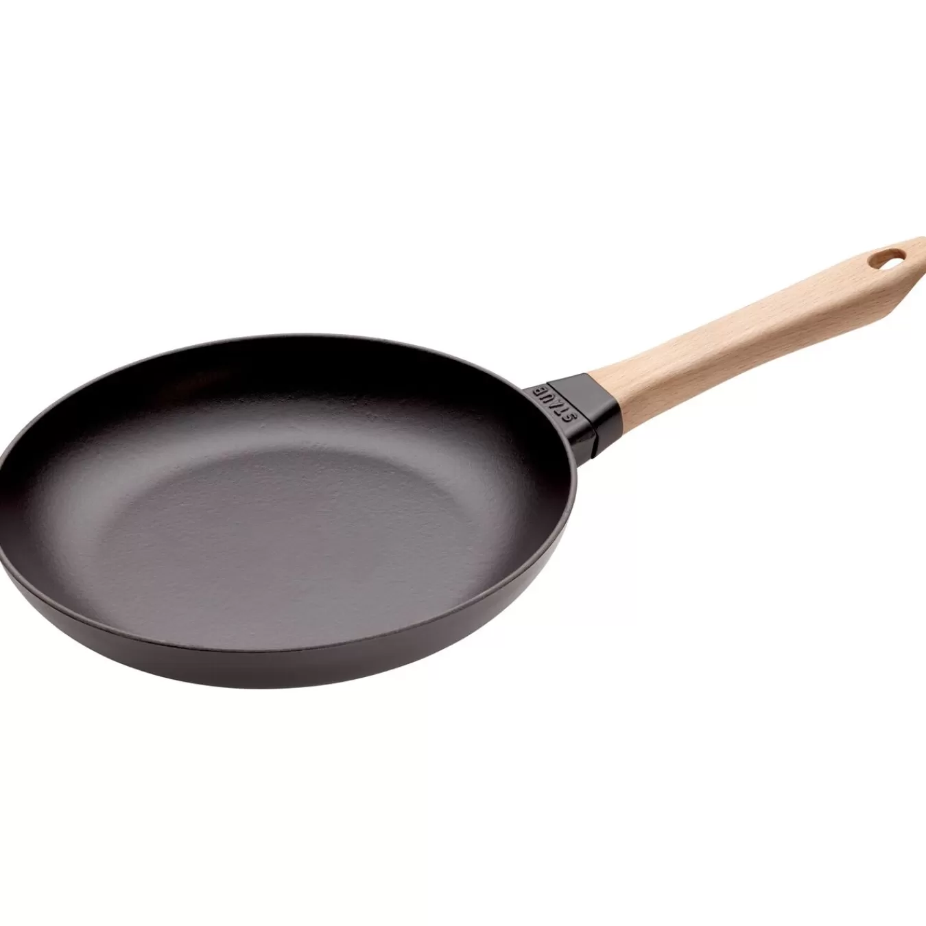 STAUB Bratpfanne Mit Holzgriff 26 Cm, Gusseisen, Schwarz Outlet