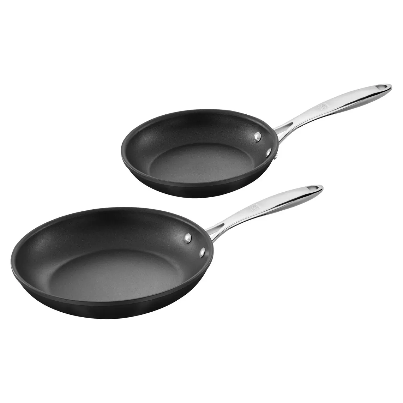 ZWILLING Bratpfannenset 2-Tlg, Aluminium Silber-Schwarz Best