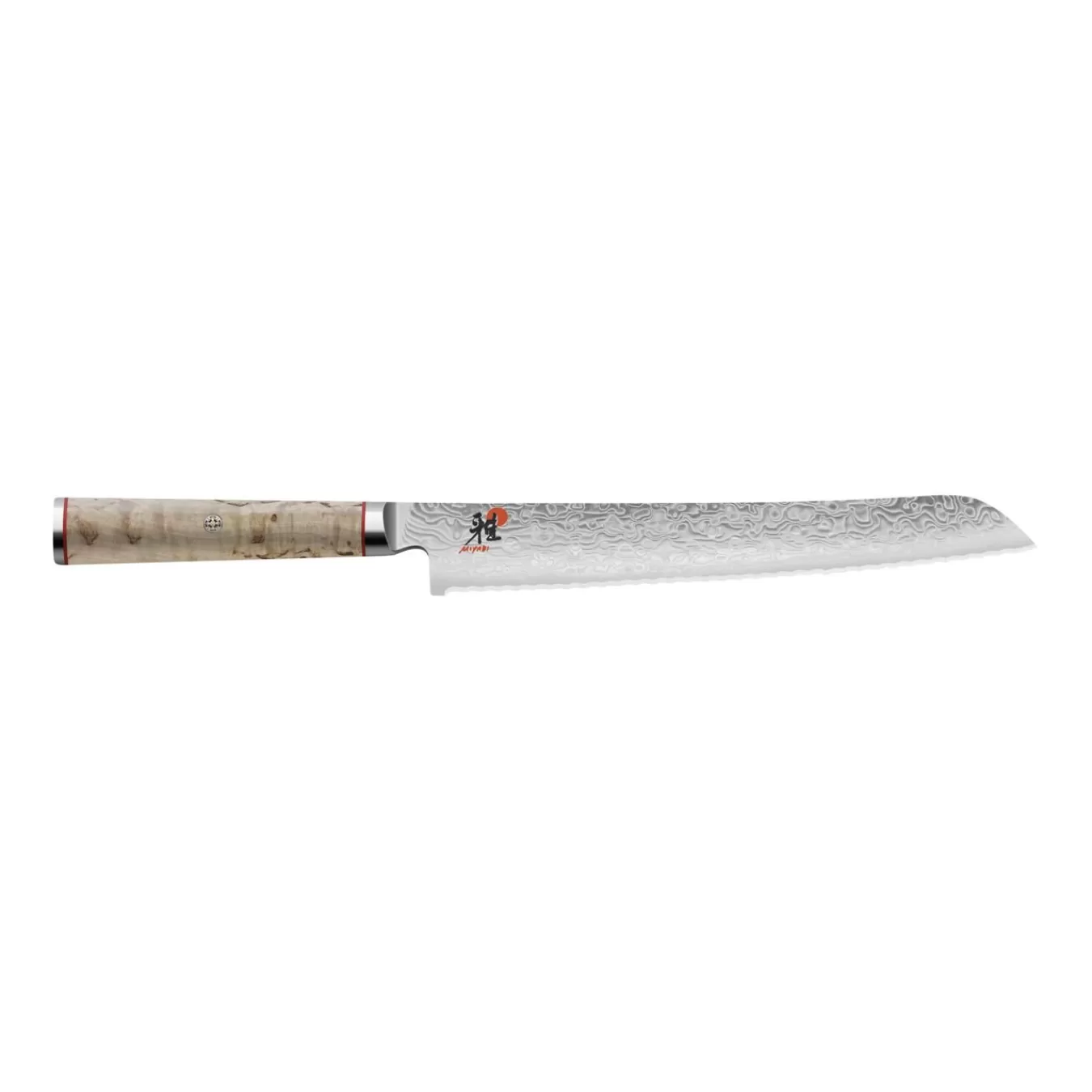 MIYABI Brotmesser 23 Cm, Wellenschliff Braun Sale