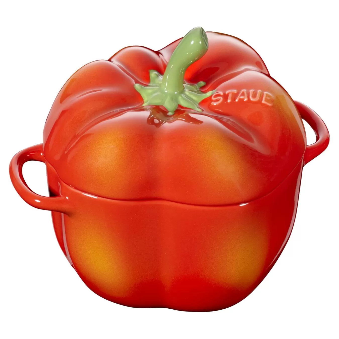 STAUB Cocotte 11 Cm, Paprika,, Keramik Orange-Rot Discount