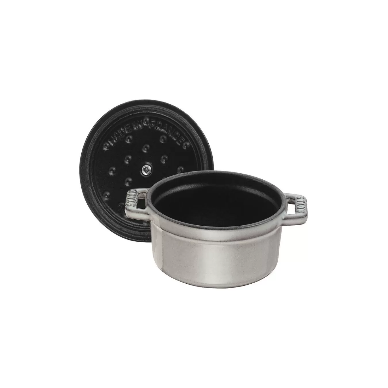 STAUB Cocotte 12 Cm, Rund,, Gusseisen Graphit-Grau Fashion