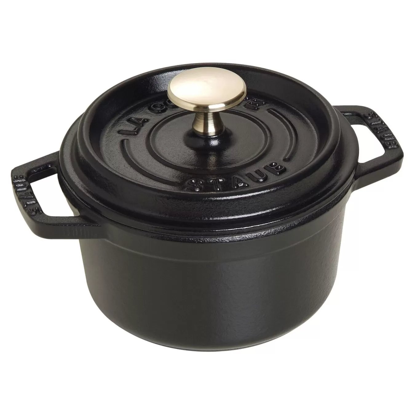 STAUB Cocotte 14 Cm, Rund,, Gusseisen Schwarz Clearance