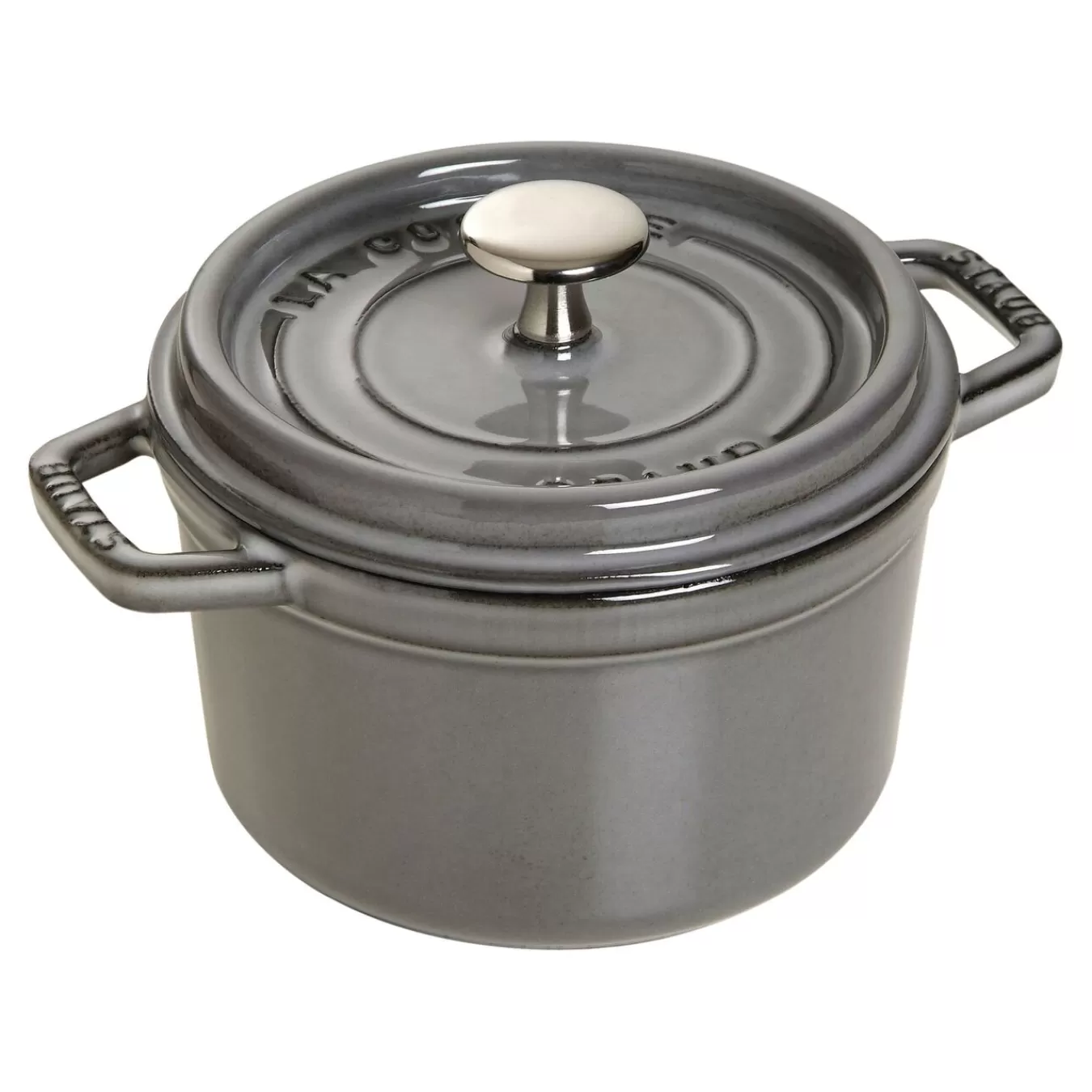 STAUB Cocotte 14 Cm, Rund,, Gusseisen Graphit-Grau Outlet