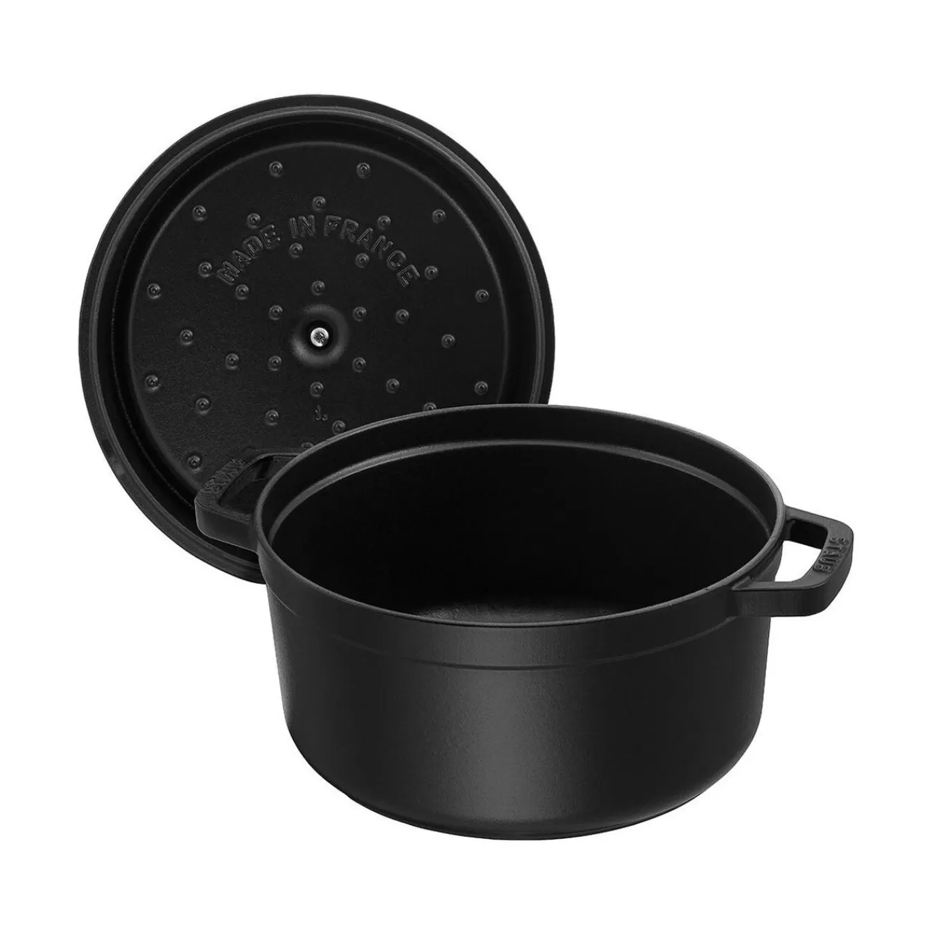 STAUB Cocotte 14 Cm, Rund,, Gusseisen Schwarz Clearance