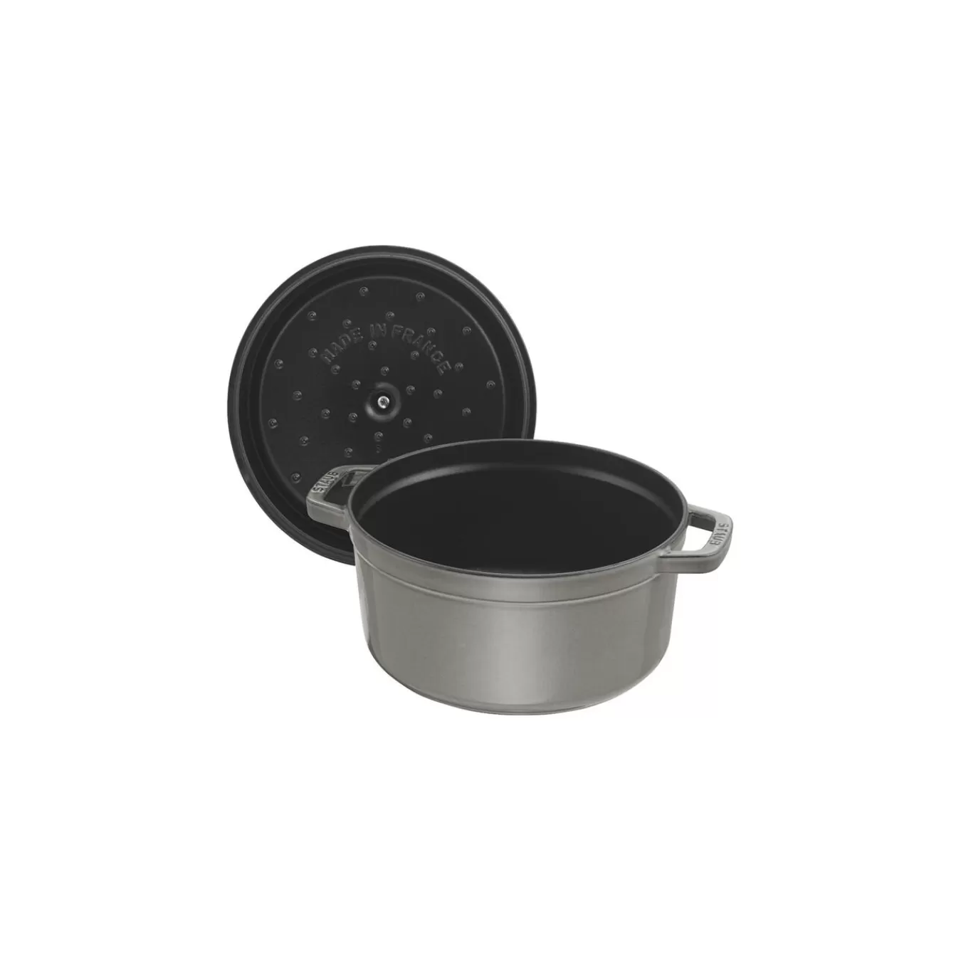 STAUB Cocotte 14 Cm, Rund,, Gusseisen Graphit-Grau Outlet