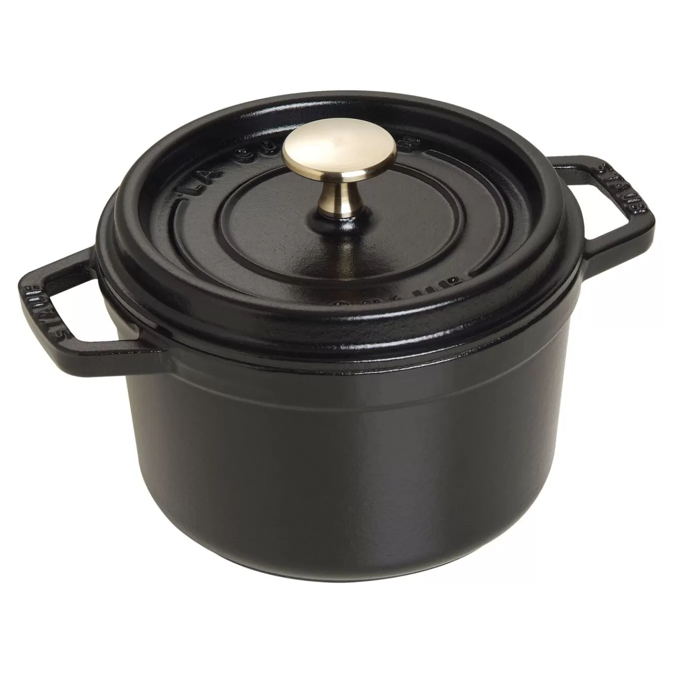 STAUB Cocotte 16 Cm, Rund,, Gusseisen Schwarz Clearance