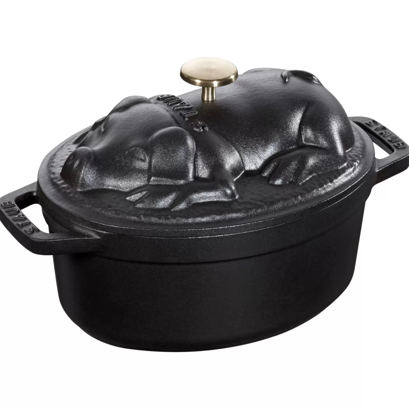 STAUB Cocotte 17 Cm, Oval,, Gusseisen Schwarz Cheap