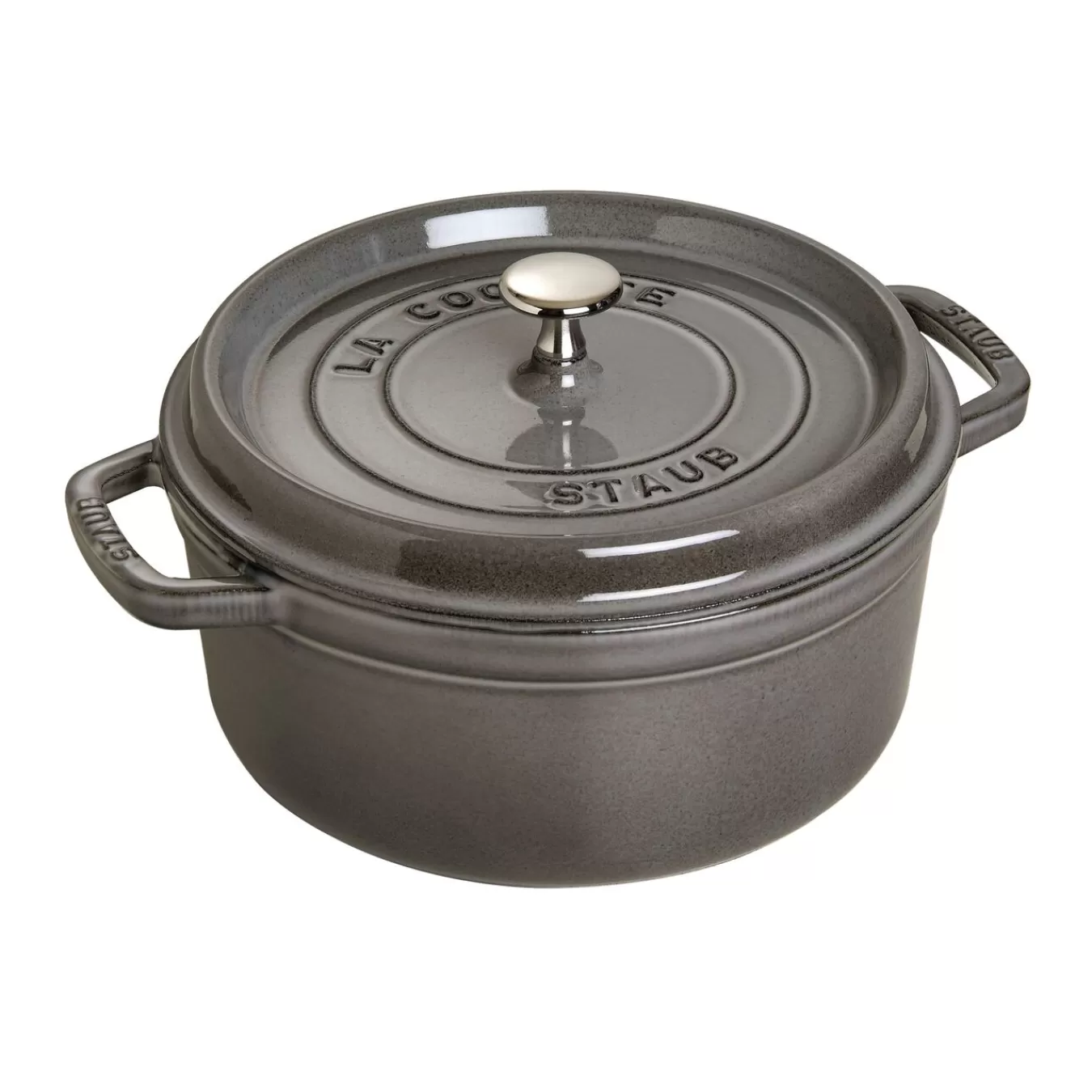 STAUB Cocotte 18 Cm, Rund,, Gusseisen Graphit-Grau Discount