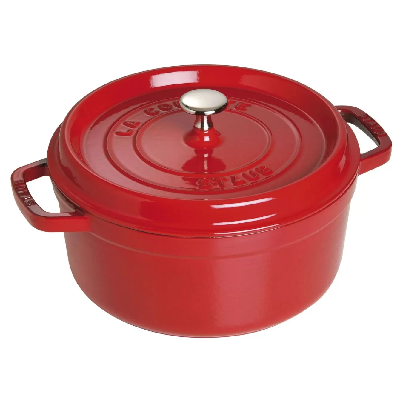 STAUB Cocotte 18 Cm, Rund,, Gusseisen Kirsch-Rot Shop