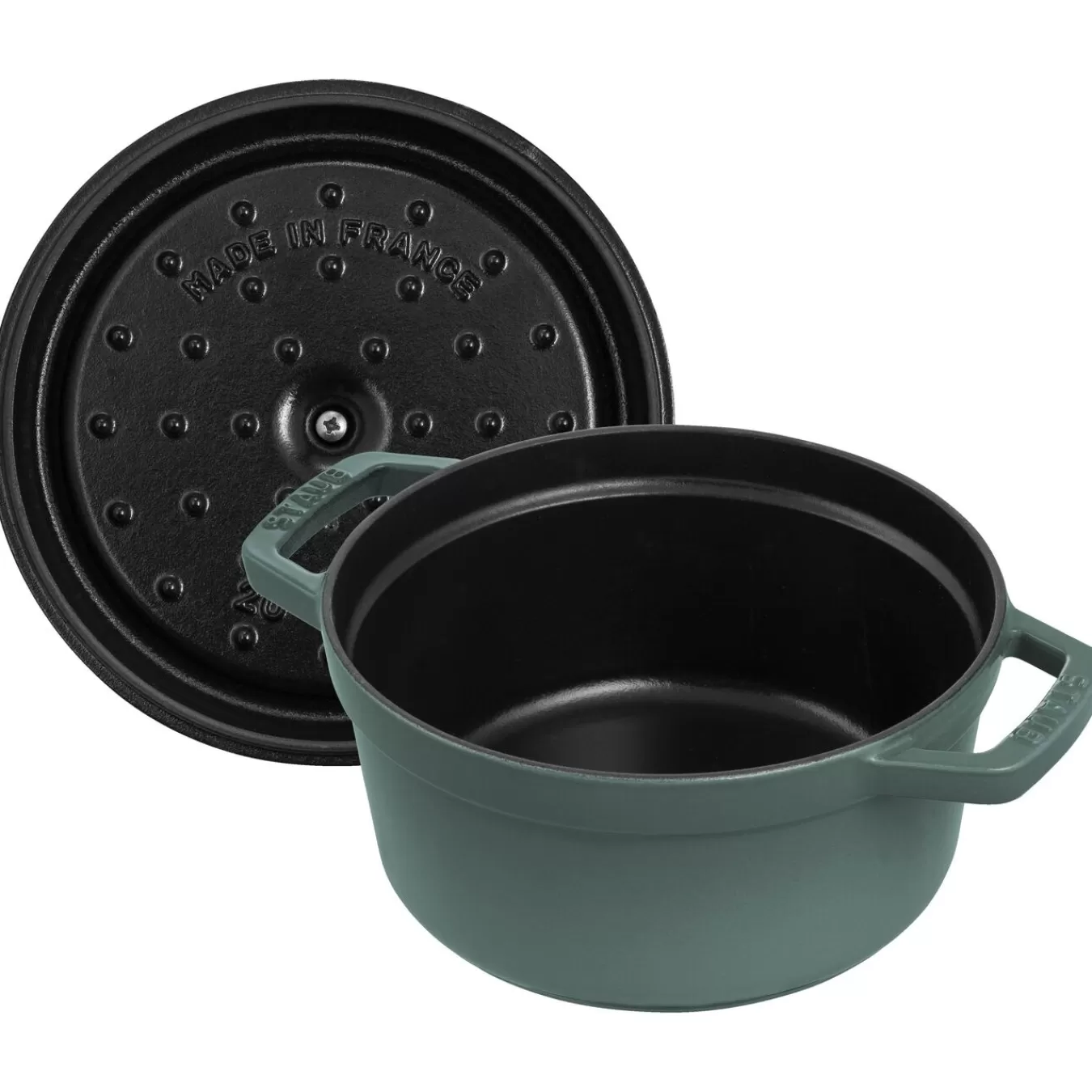 STAUB Cocotte 20 Cm, Rund,, Gusseisen Eukalyptus Best Sale