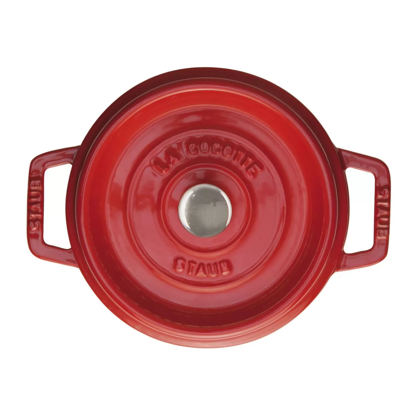 STAUB Cocotte 20 Cm, Rund,, Gusseisen Kirsch-Rot Outlet