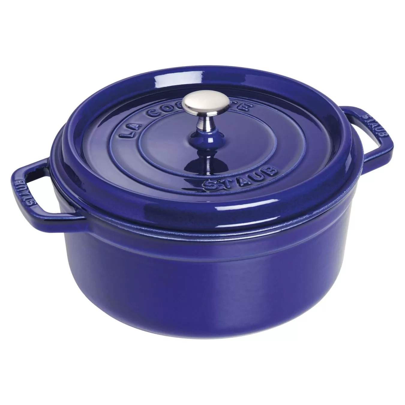 STAUB Cocotte 22 Cm, Rund,, Gusseisen Dunkelblau Best Sale