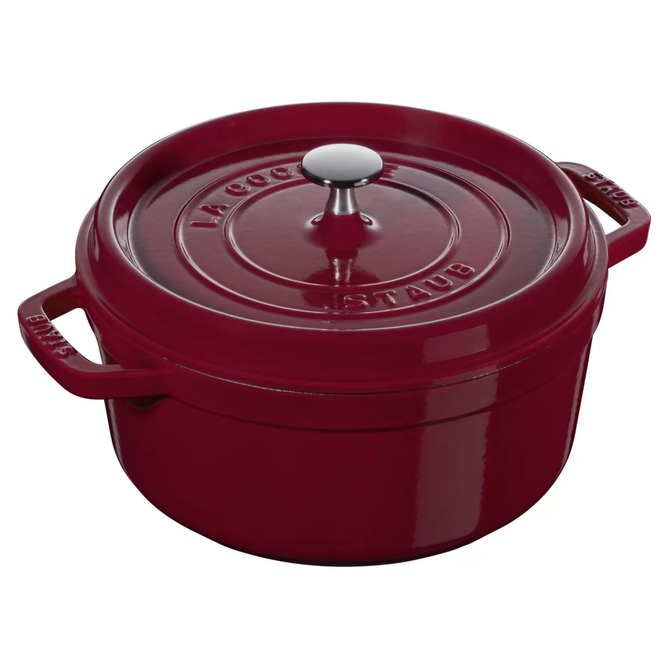 STAUB Cocotte 22 Cm, Rund,, Gusseisen Bordeaux Store