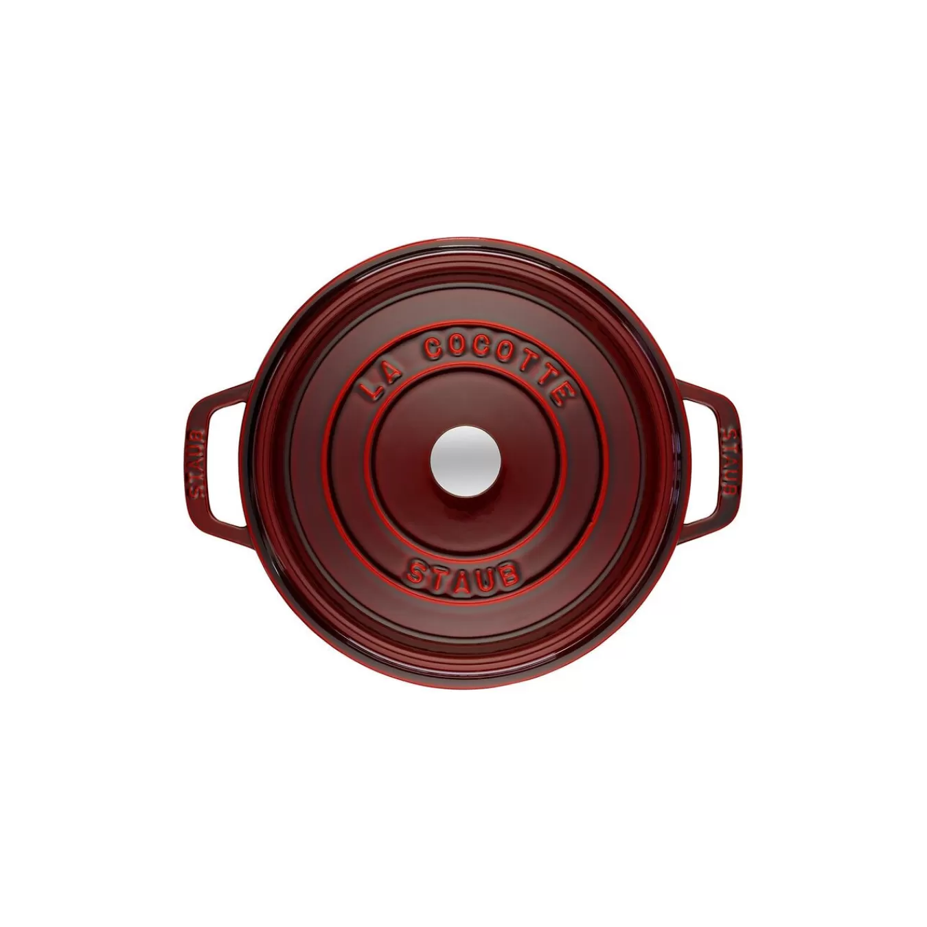 STAUB Cocotte 22 Cm, Rund,, Gusseisen Grenadine-Rot Discount