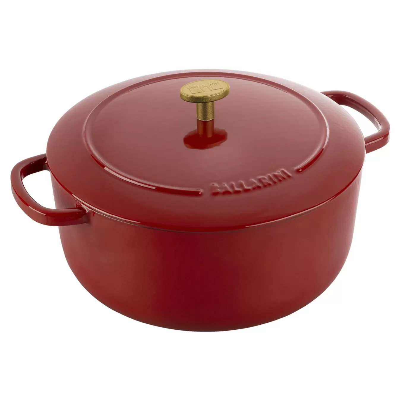 BALLARINI Cocotte 24 Cm, Rund,, Gusseisen Rot Sale