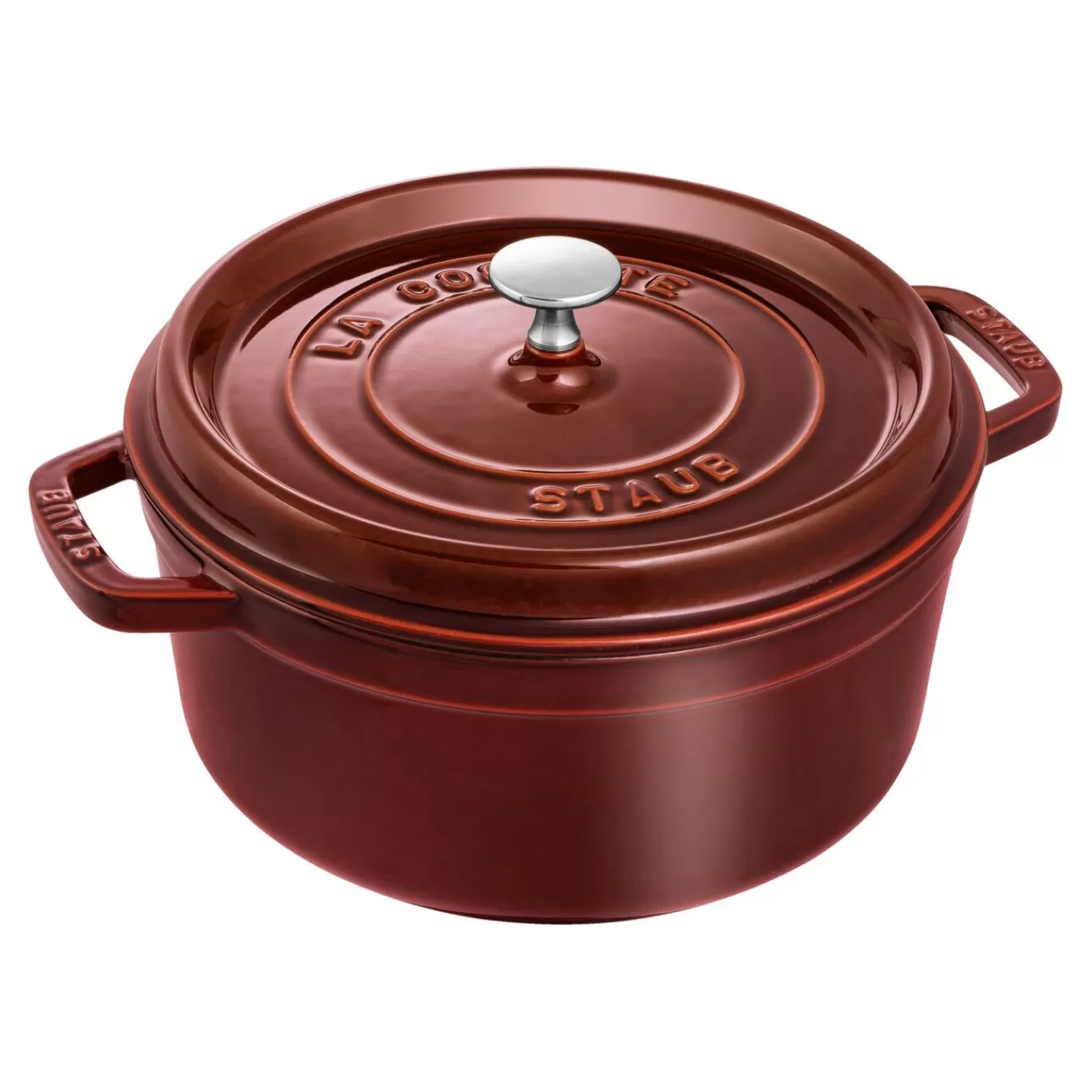 STAUB Cocotte 24 Cm, Rund,, Gusseisen Grenadine-Rot Flash Sale