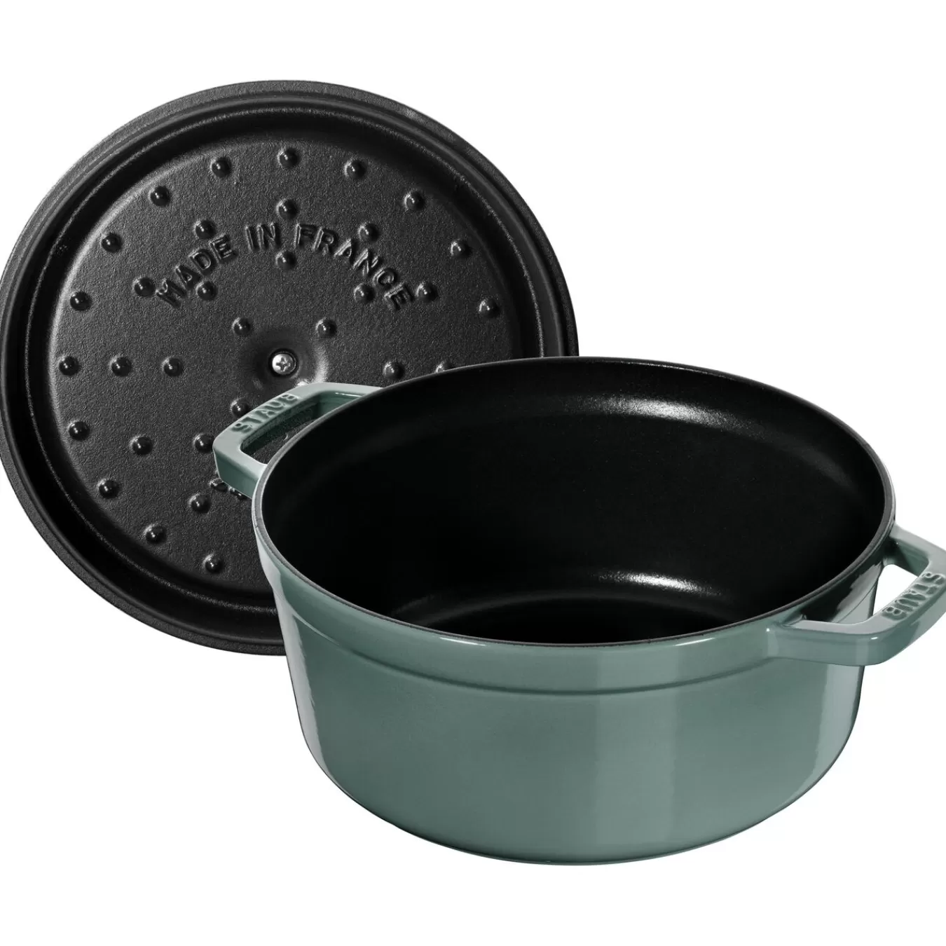 STAUB Cocotte 24 Cm, Rund,, Gusseisen Eukalyptus Best Sale