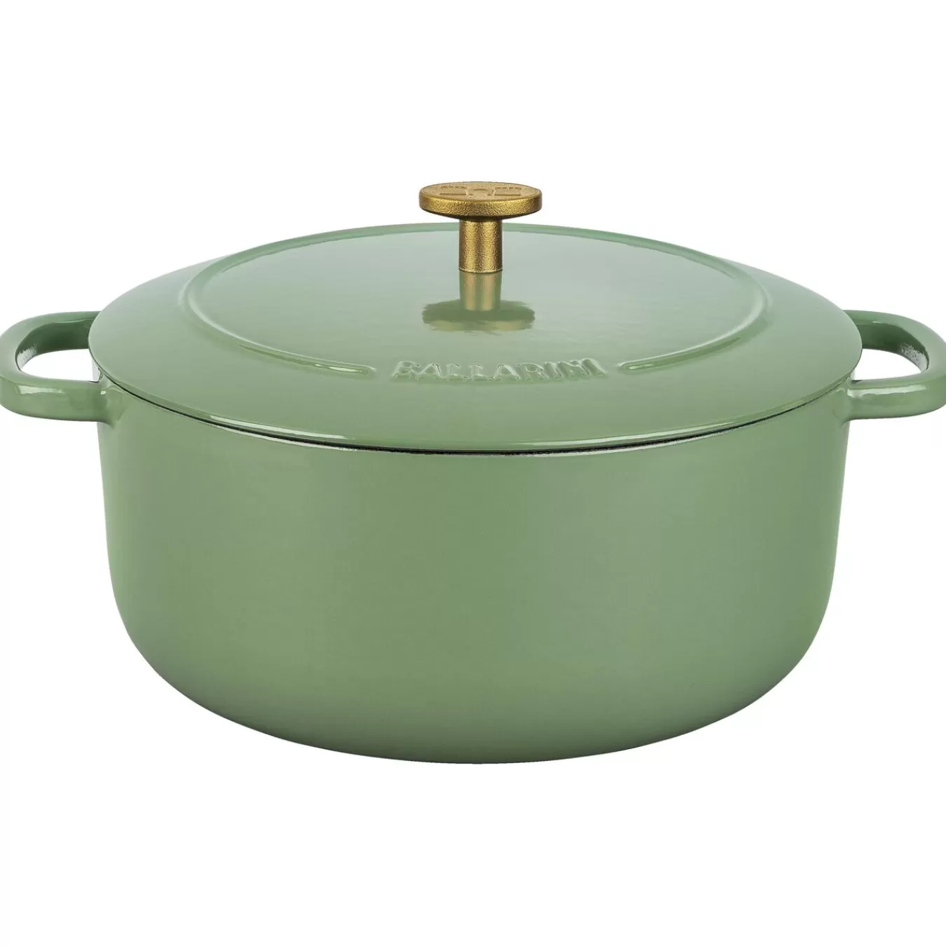 BALLARINI Cocotte 24 Cm, Rund,, Gusseisen Grun Outlet