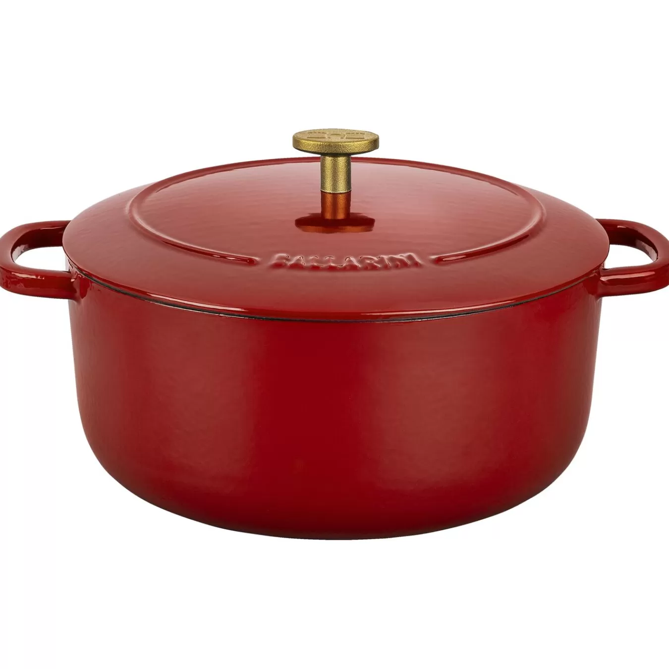 BALLARINI Cocotte 24 Cm, Rund,, Gusseisen Rot Sale