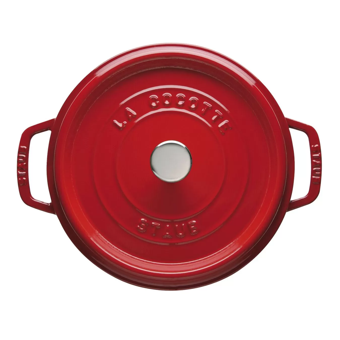 STAUB Cocotte 24 Cm, Rund,, Gusseisen Kirsch-Rot Shop