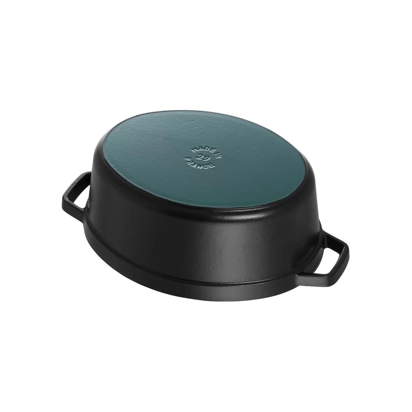 STAUB Cocotte 27 Cm, Oval,, Gusseisen Schwarz Best