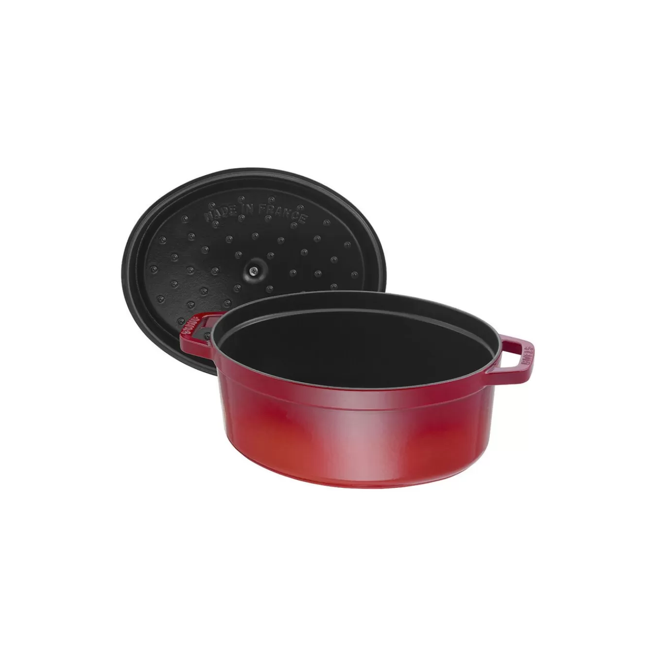 STAUB Cocotte 27 Cm, Oval,, Gusseisen Kirsch-Rot Store