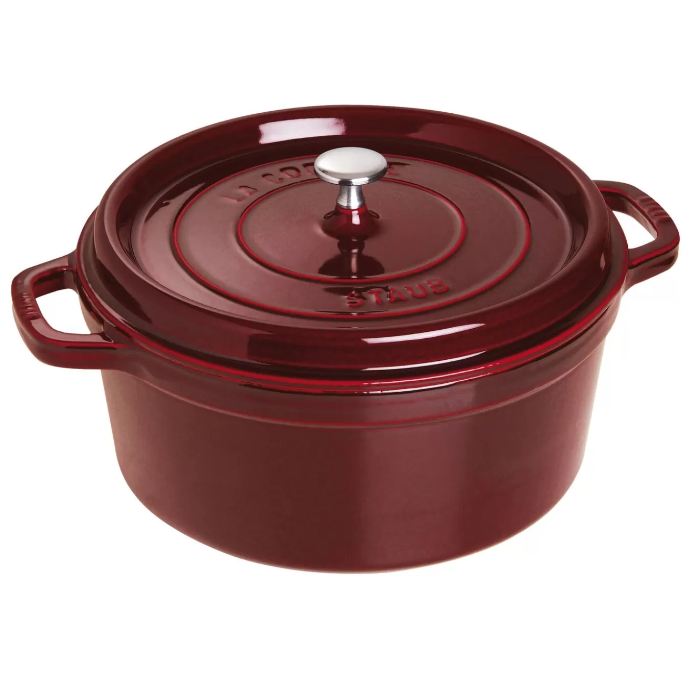 STAUB Cocotte 28 Cm, Rund,, Gusseisen Grenadine-Rot Best Sale