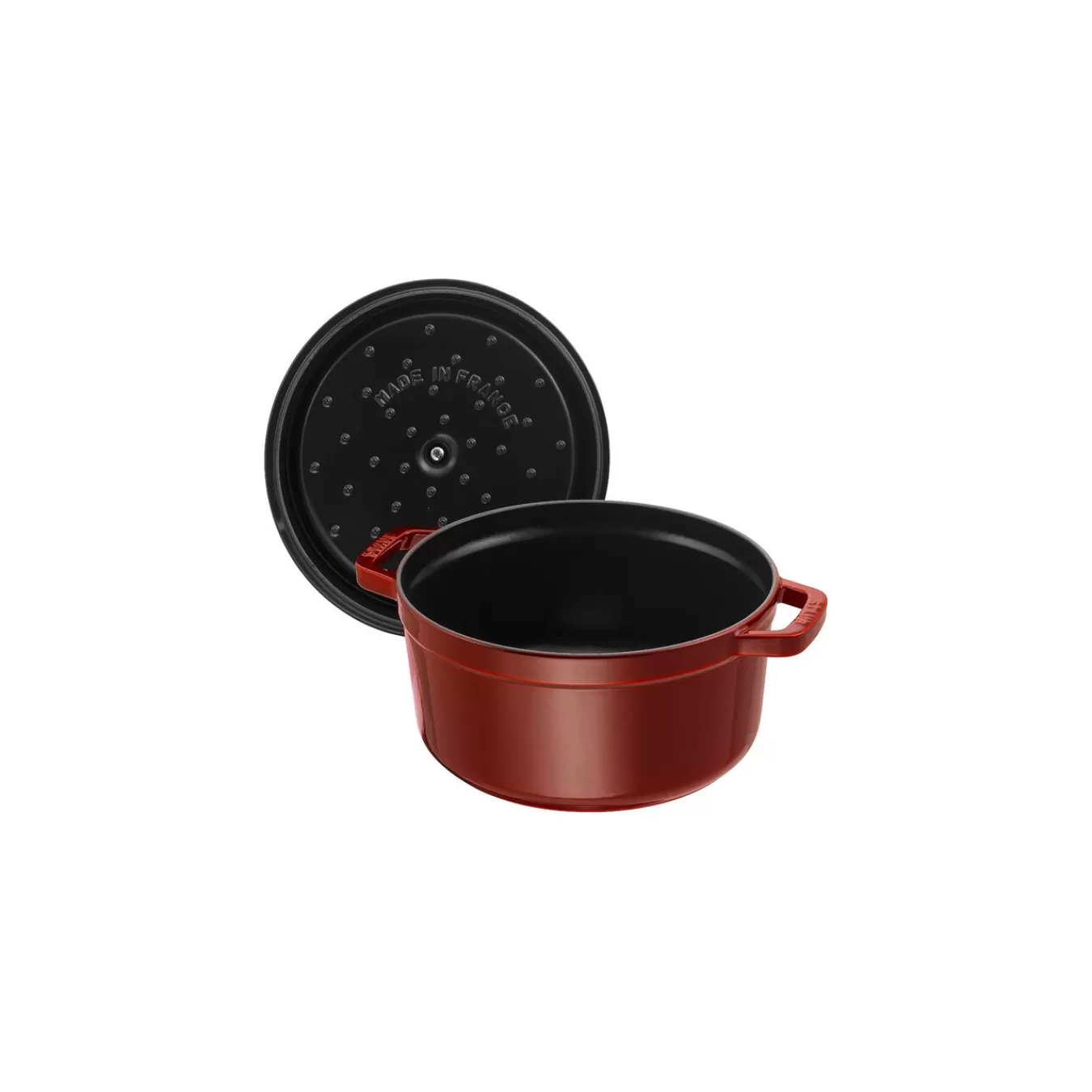 STAUB Cocotte 28 Cm, Rund,, Gusseisen Grenadine-Rot Best Sale