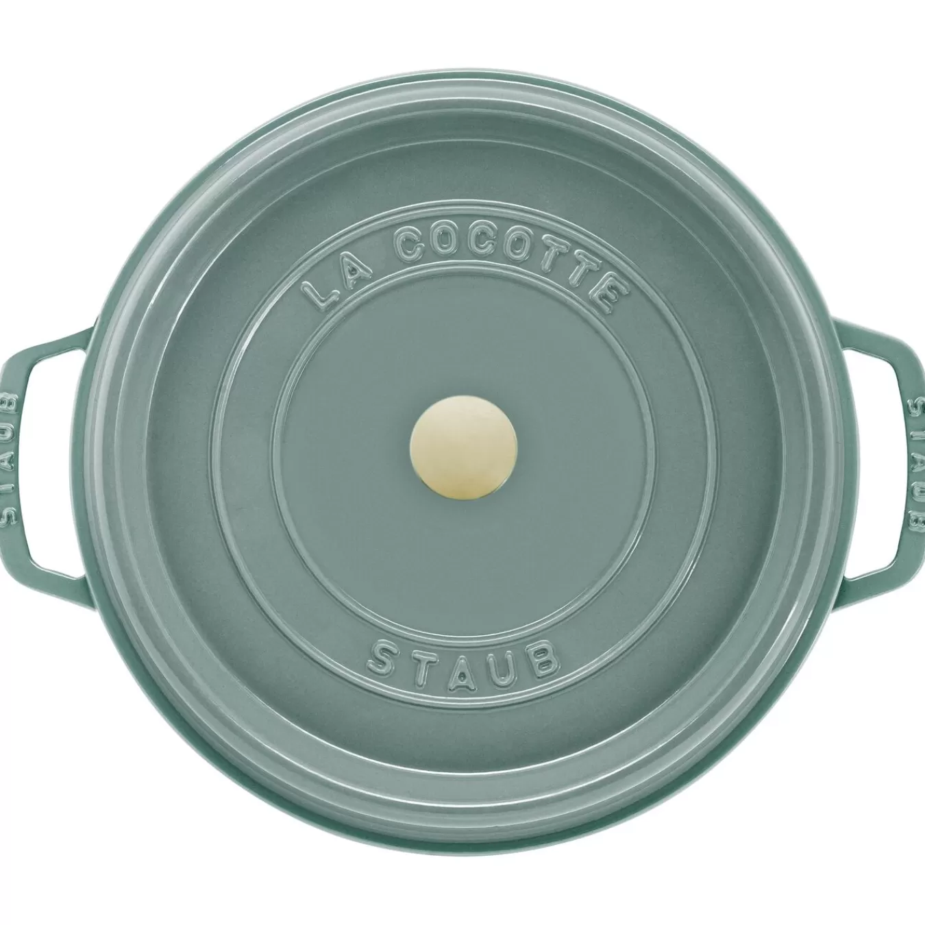 STAUB Cocotte 28 Cm, Rund,, Gusseisen Eukalyptus Fashion