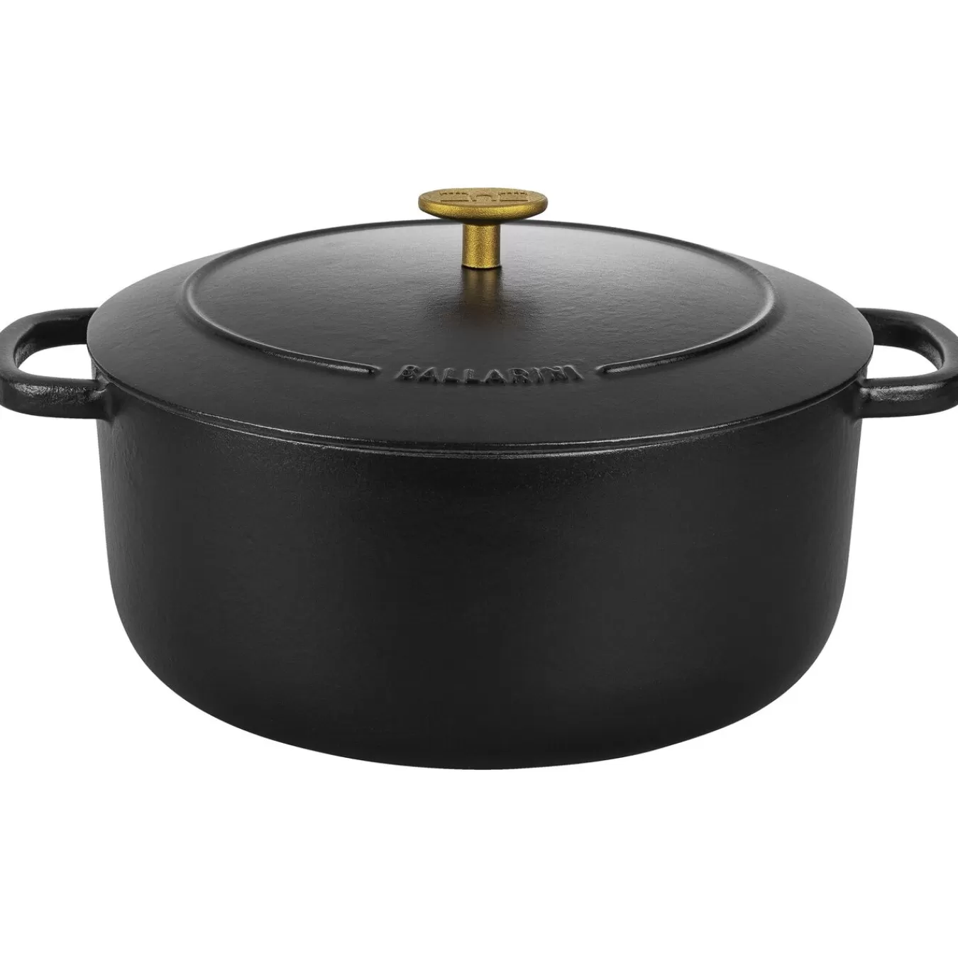 BALLARINI Cocotte 28 Cm, Rund,, Gusseisen Schwarz Store