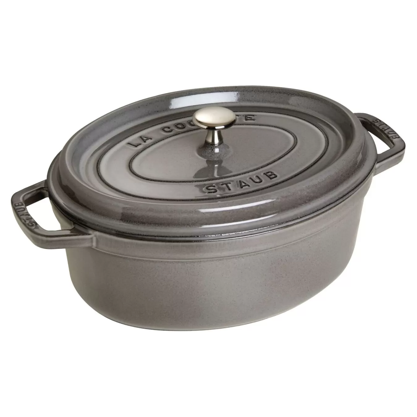 STAUB Cocotte 29 Cm, Oval,, Gusseisen Graphit-Grau Online