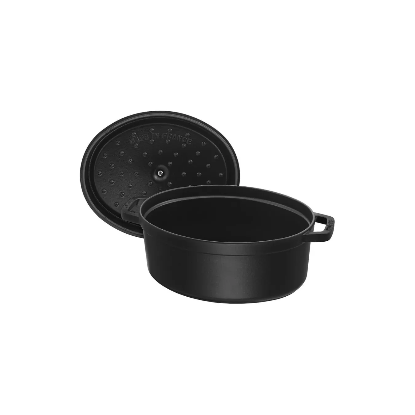 STAUB Cocotte 29 Cm, Oval,, Gusseisen Schwarz Best