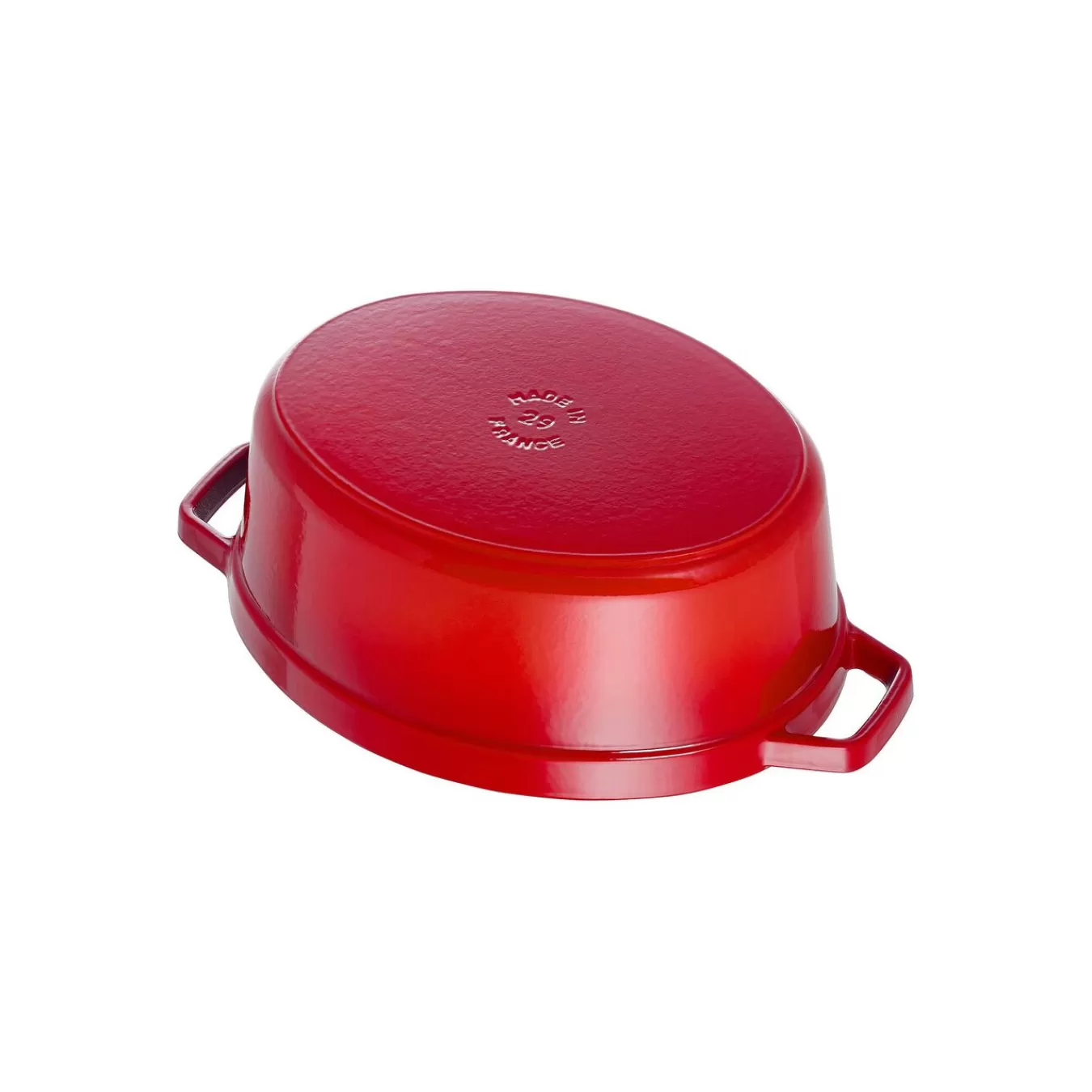 STAUB Cocotte 29 Cm, Oval,, Gusseisen Kirsch-Rot Fashion