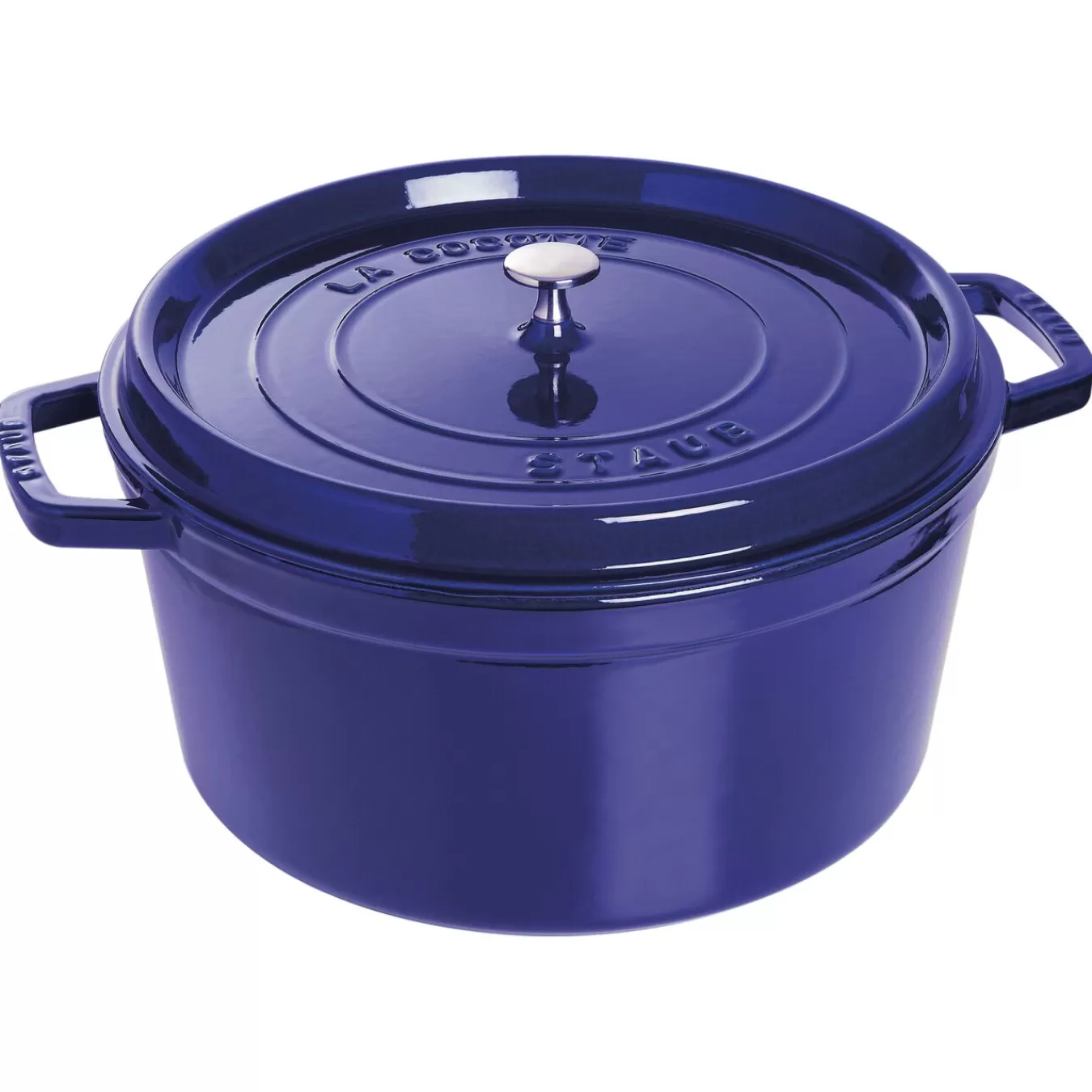 STAUB Cocotte 30 Cm, Rund,, Gusseisen Dunkelblau Fashion