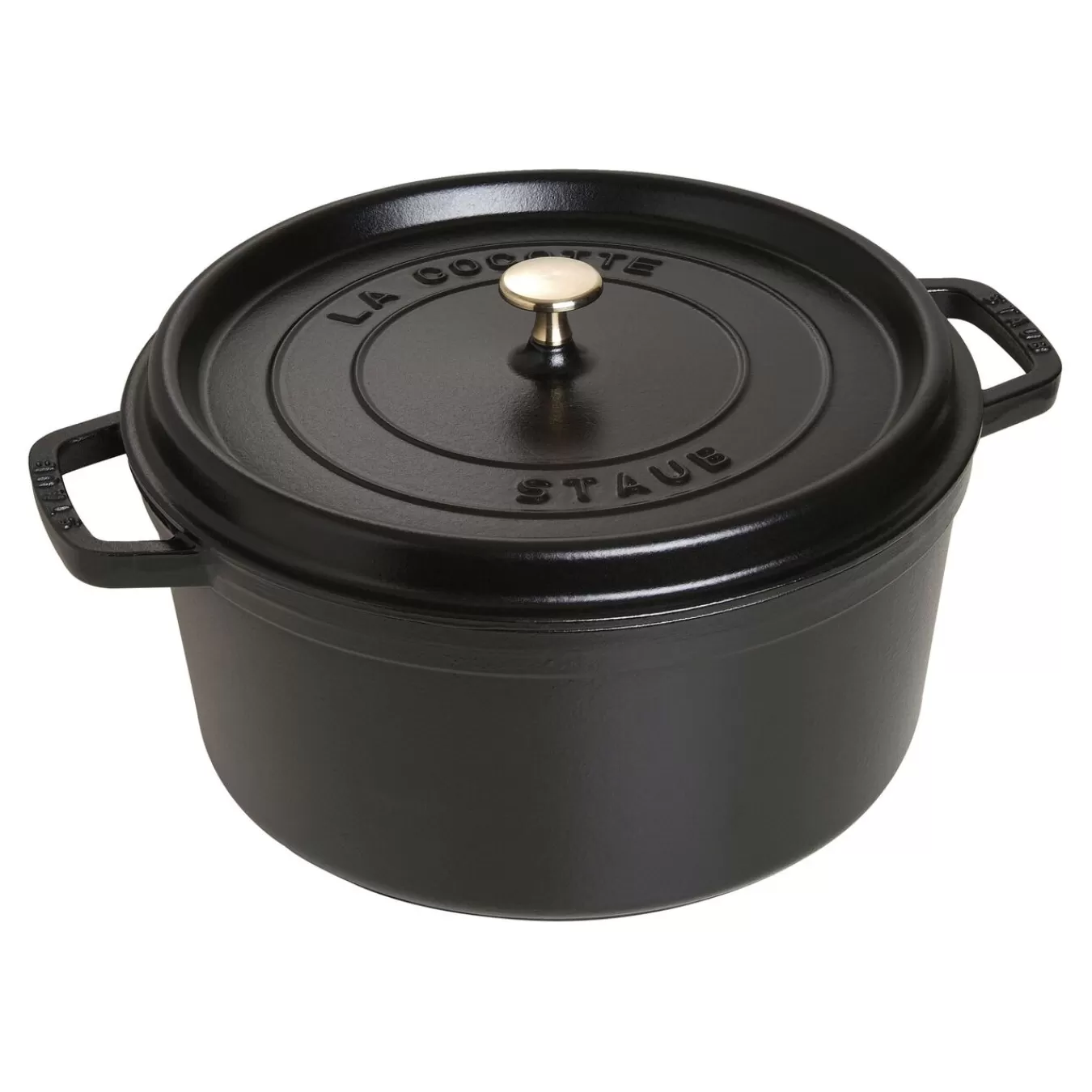 STAUB Cocotte 30 Cm, Rund,, Gusseisen Schwarz Online