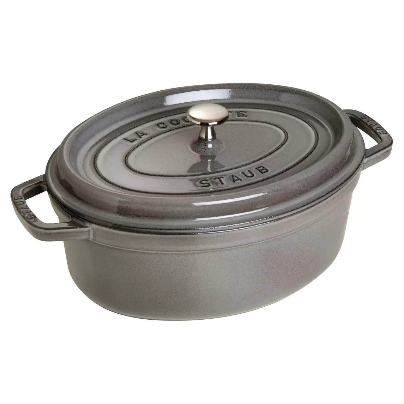 STAUB Cocotte 31 Cm, Oval,, Gusseisen Graphit-Grau Best Sale