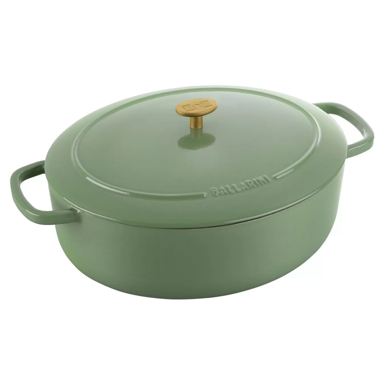 BALLARINI Cocotte 33 Cm, Oval,, Gusseisen Grun Online