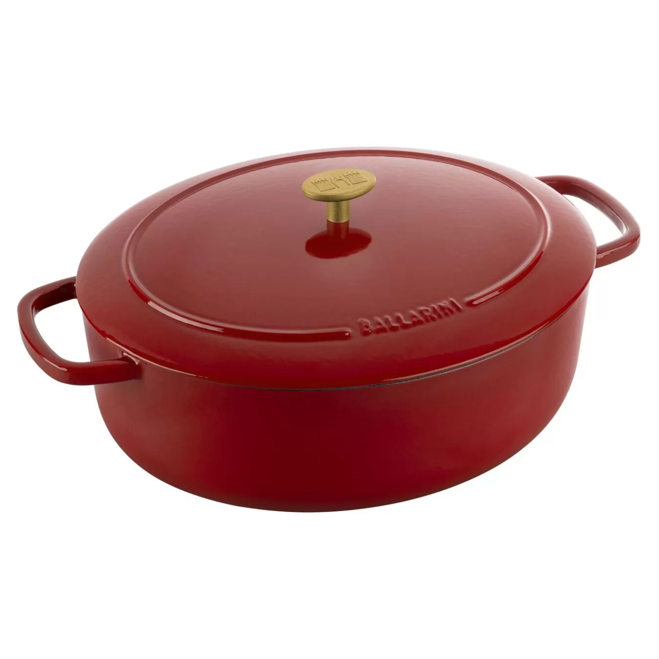 BALLARINI Cocotte 33 Cm, Oval,, Gusseisen Rot Clearance