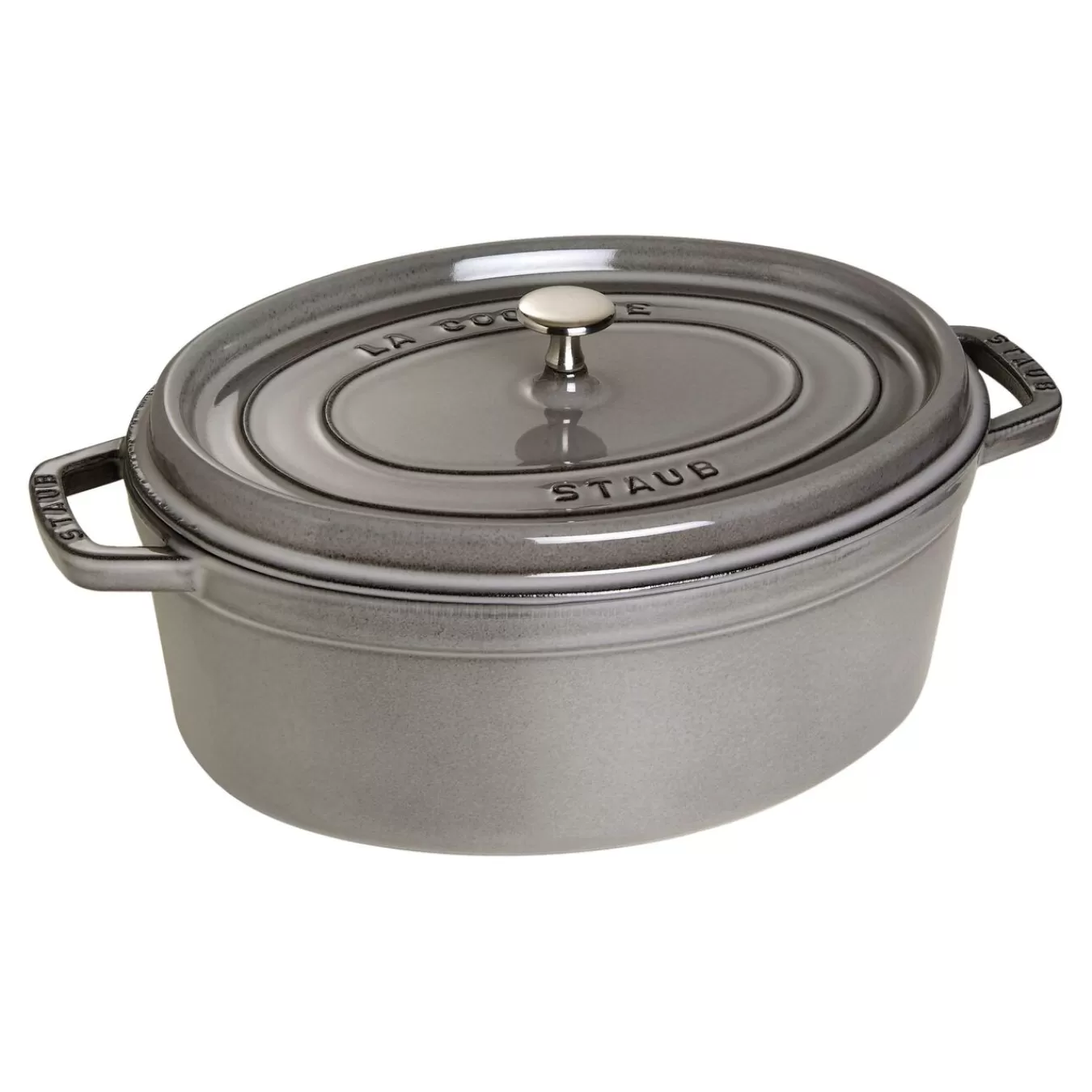 STAUB Cocotte 33 Cm, Oval,, Gusseisen Graphit-Grau Online