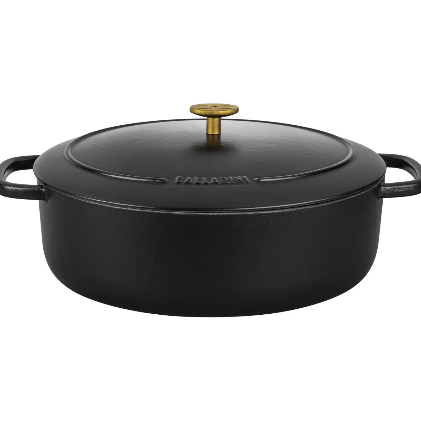 BALLARINI Cocotte 33 Cm, Oval,, Gusseisen Schwarz Cheap