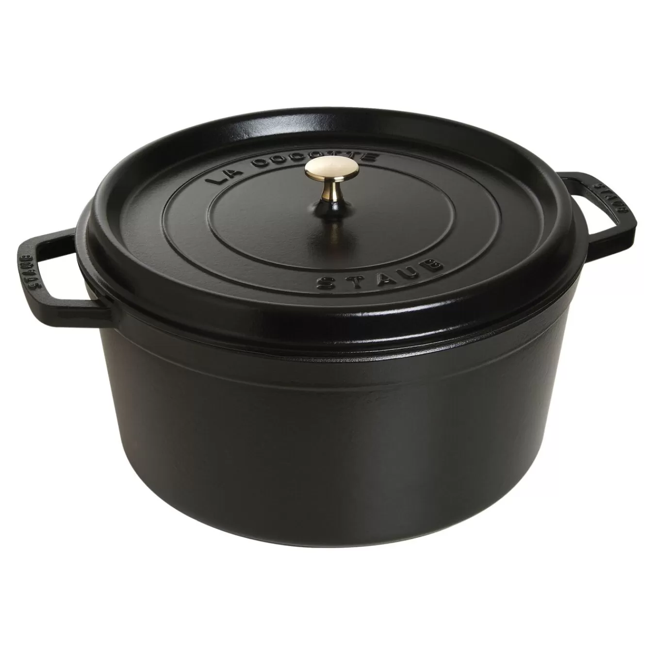 STAUB Cocotte 34 Cm, Rund,, Gusseisen Schwarz Cheap