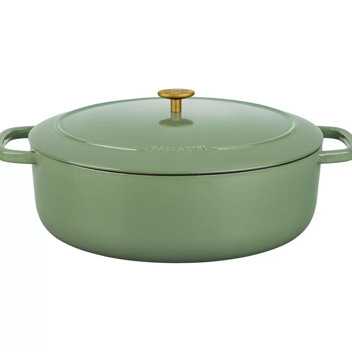 BALLARINI Cocotte 37 Cm, Oval,, Gusseisen Grun Clearance