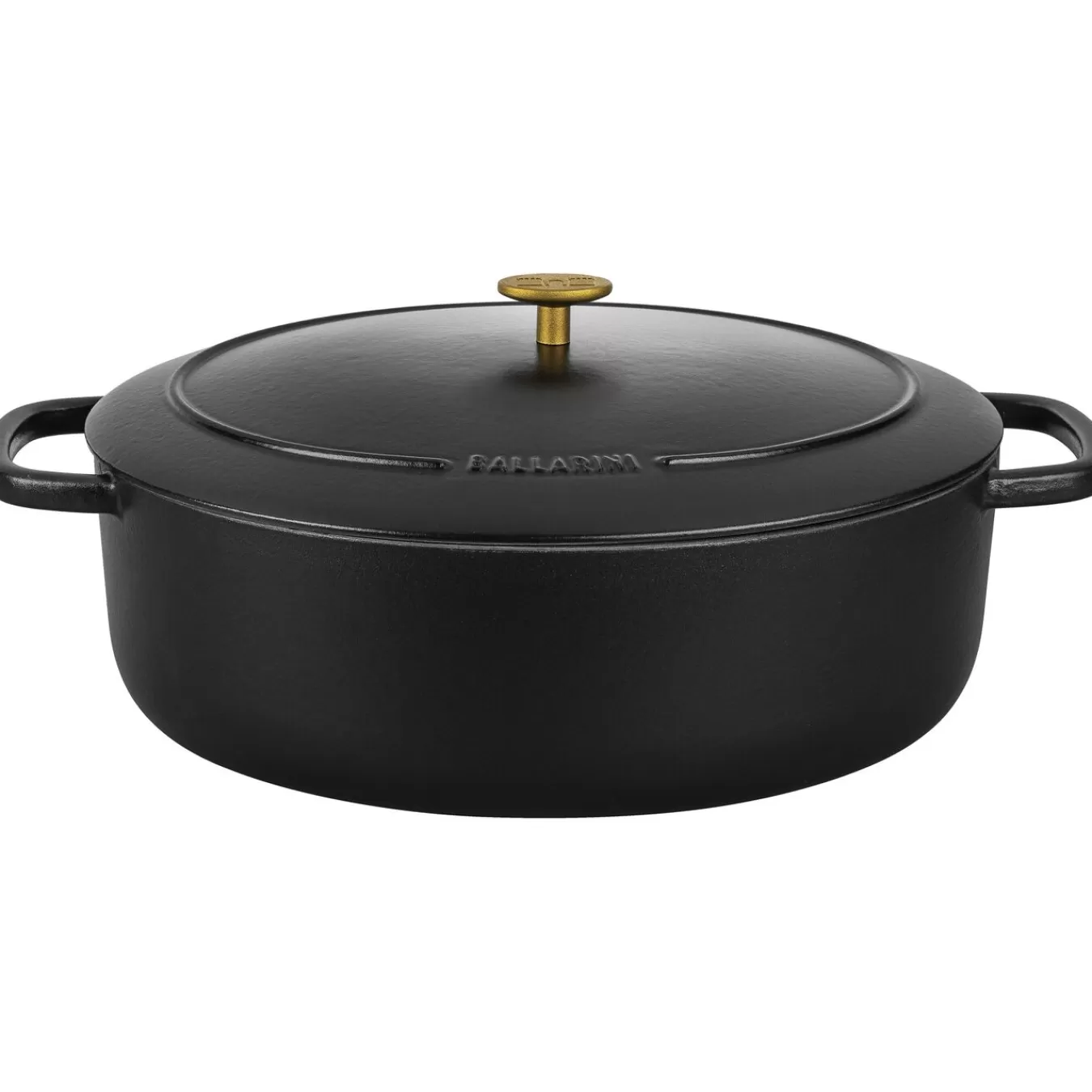 BALLARINI Cocotte 37 Cm, Oval,, Gusseisen Schwarz Discount