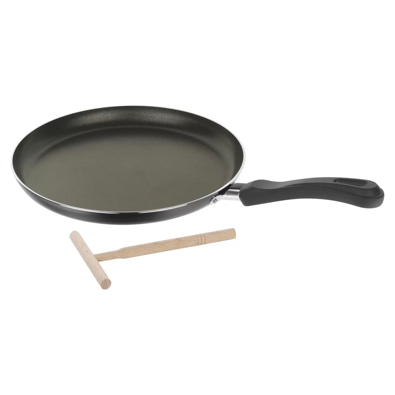 BALLARINI Crepes-Pfanne 25 Cm, Aluminium, Schwarz New