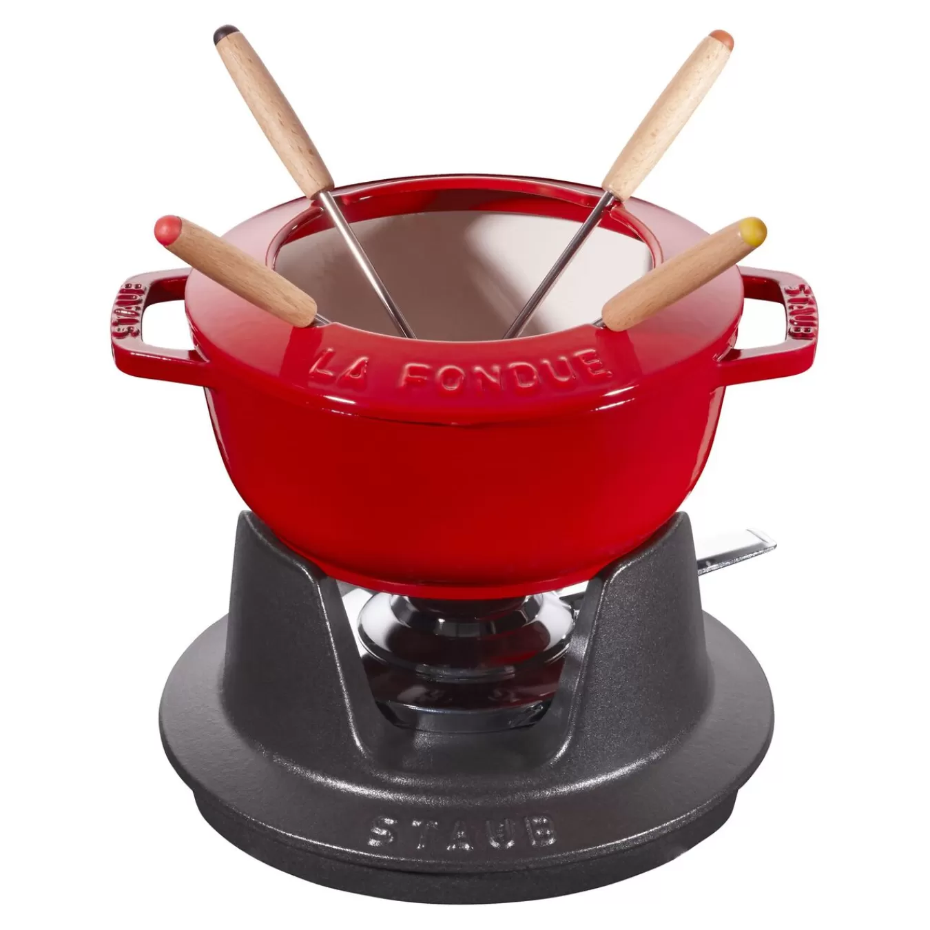 STAUB Fondue Set 16 Cm, Kirsch-Rot Flash Sale