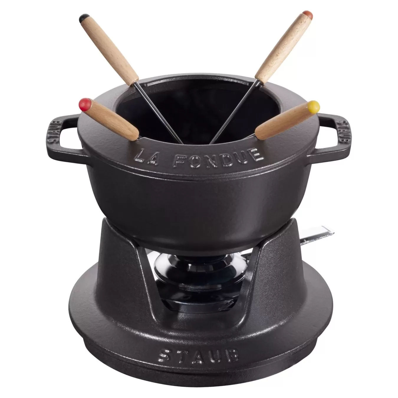 STAUB Fondue Set 16 Cm, Schwarz Flash Sale