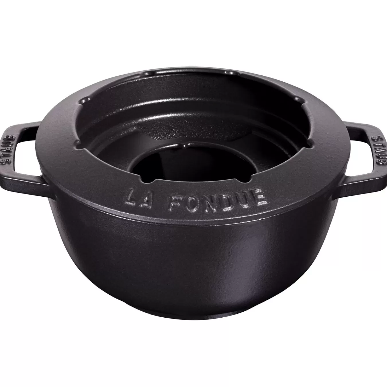 STAUB Fondue Set 20 Cm, Schwarz New