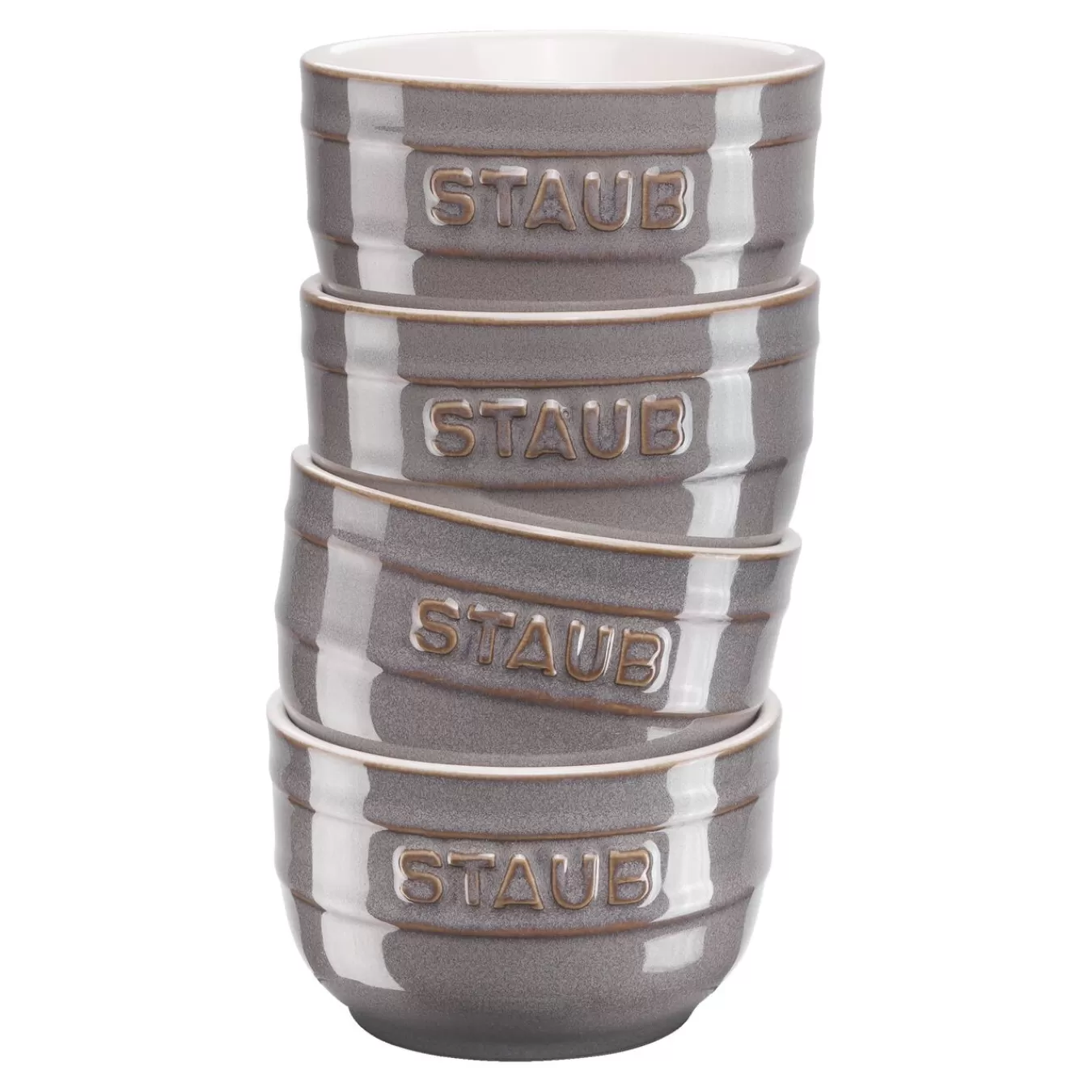 STAUB Formchenset 4-Tlg Antik-Grau Cheap